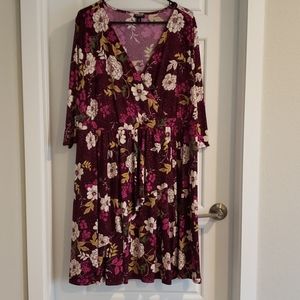 Like new Torrid surplus faux wrap dress